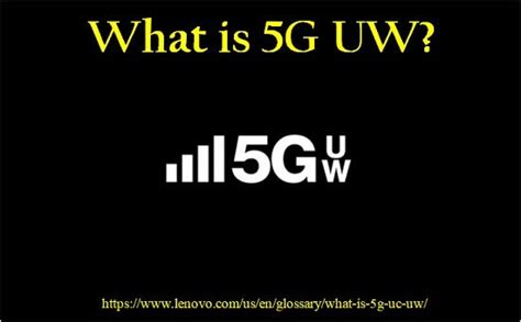 5g uw|whats 5g uw mean.